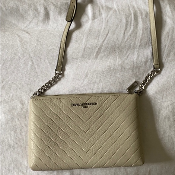 Karl Lagerfeld cream purse - Picture 2 of 5